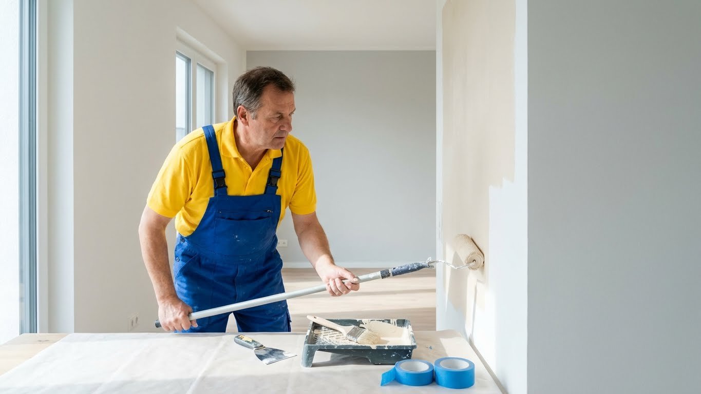 wohnungsübergabe streichen