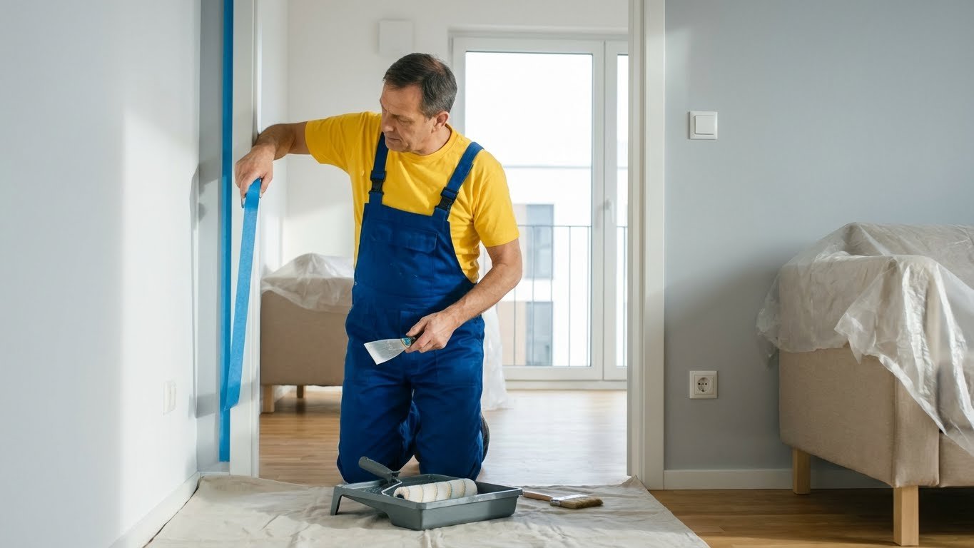 Umzugs­unternehmen Leipzig anstrich und renovieren